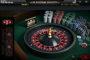 3D European Roulette