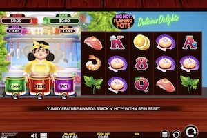 Big Hot Flaming Pots Delicious Delights