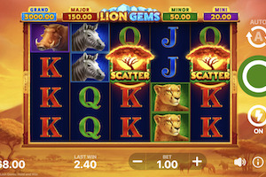 Lion Gems: Hold & Win